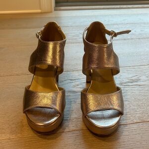 Naturalizer Mae Platform Heels Womens Sandals